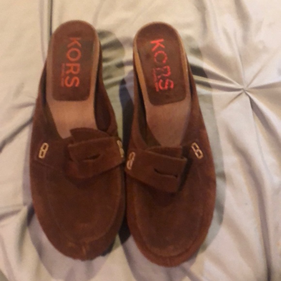 Michael Kors clogs wooden heel - Picture 1 of 5